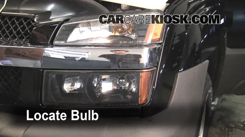 2005 Chevrolet Avalanche 1500 LS 5.3L V8 FlexFuel Luces Luz de carretera (reemplazar foco) 